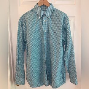 Southern Marsh men’s shirt size L blue/green